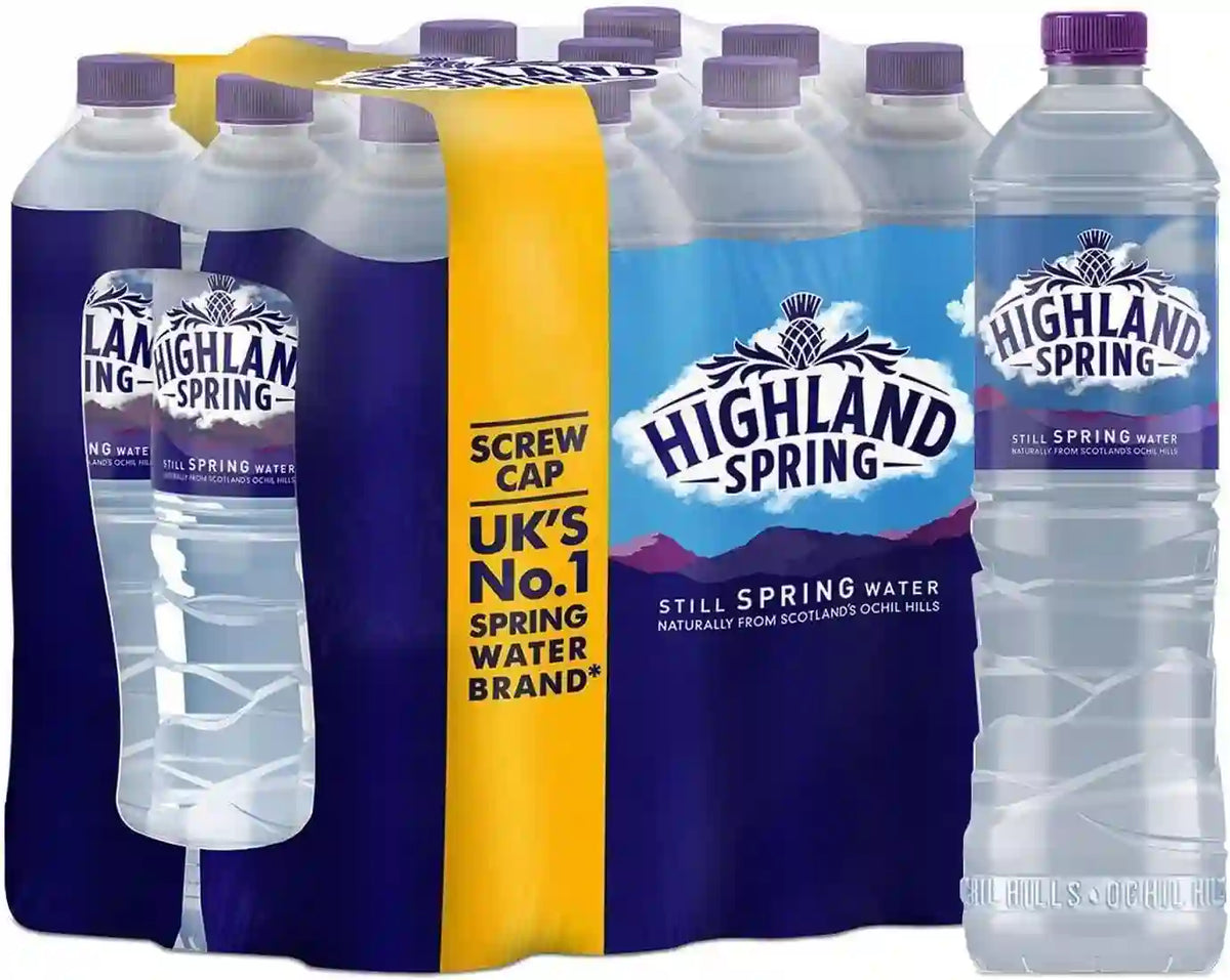 Highland Spring Still Spring Water, 12 x 500ml image 1