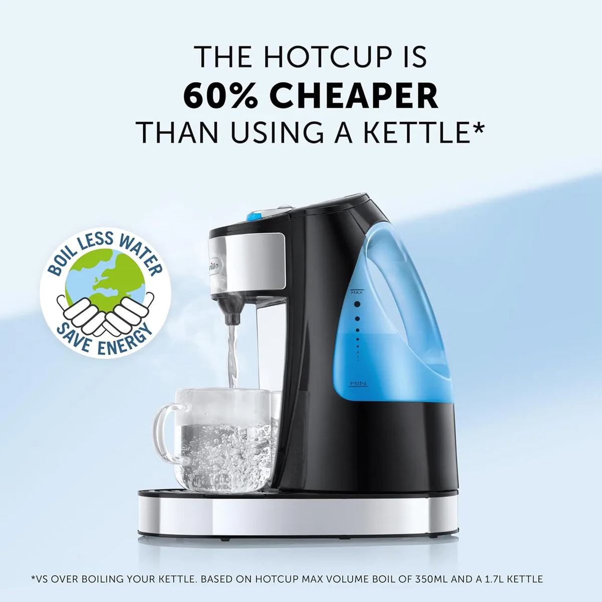 Breville (Black) VKJ142 HotCup Water Dispenser 3kW Fast Boil in Seconds image 9