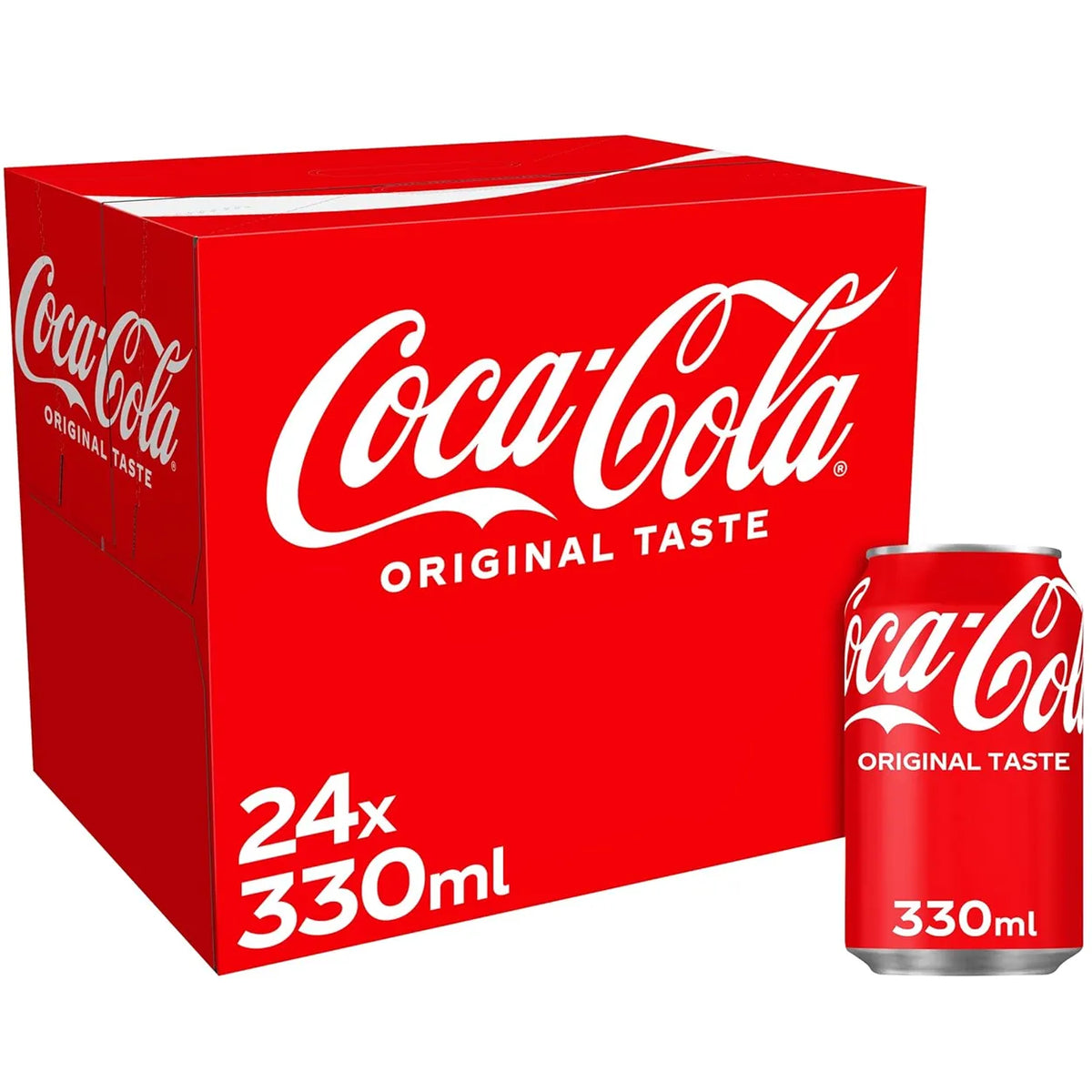 Coca-Cola (Original Taste) Cans 24 x 330ml image 0