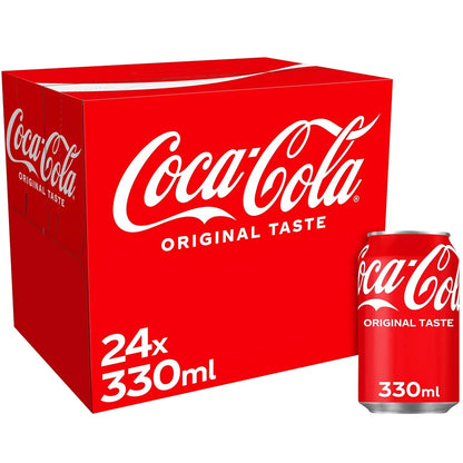 Coca-Cola (Original Taste) Cans 24 x 330ml image 0