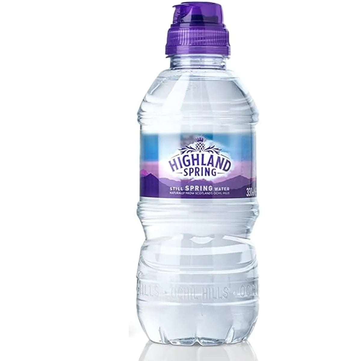 Highland Spring Still Spring Water (Sports cap) 24 x 330ml image 1