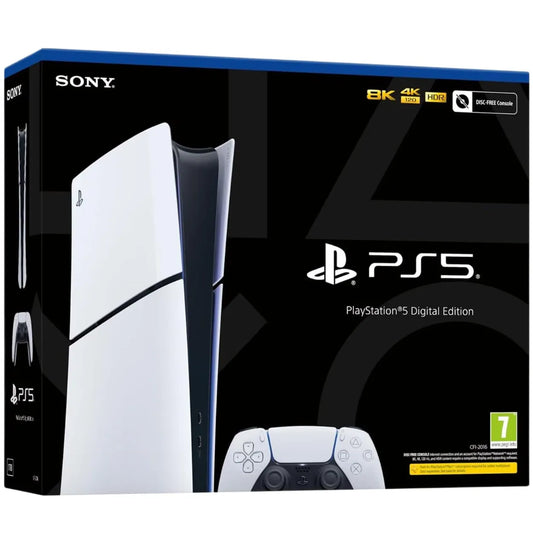 PlayStation 5 Sony PS5 Console Digital Edition Slim Version 825GB - New Condition