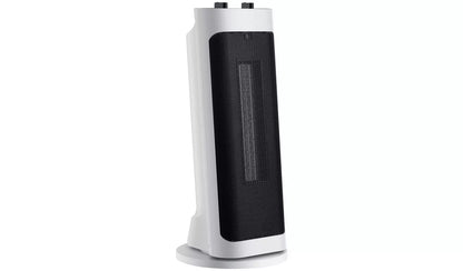 Bush 2kW (Black & White) Tower Fan Heater - New