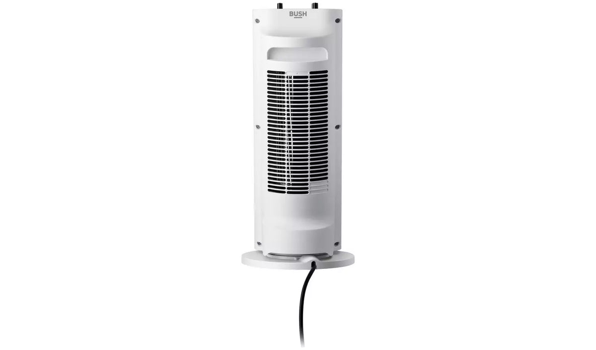 Bush 2kW (Black & White) Tower Fan Heater - New