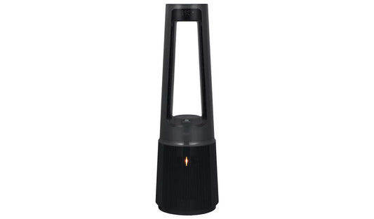 Bush Bladeless (Black) Cool, Purify & Heat Tower Fan - New