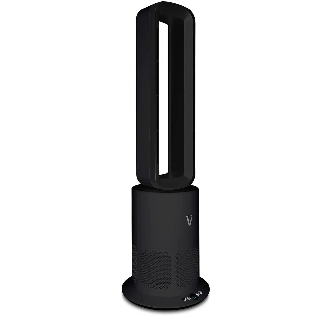 Vortex Air (Black) Cleanse Air Purifier Bladeless Oscillating Cooling & Heating - New