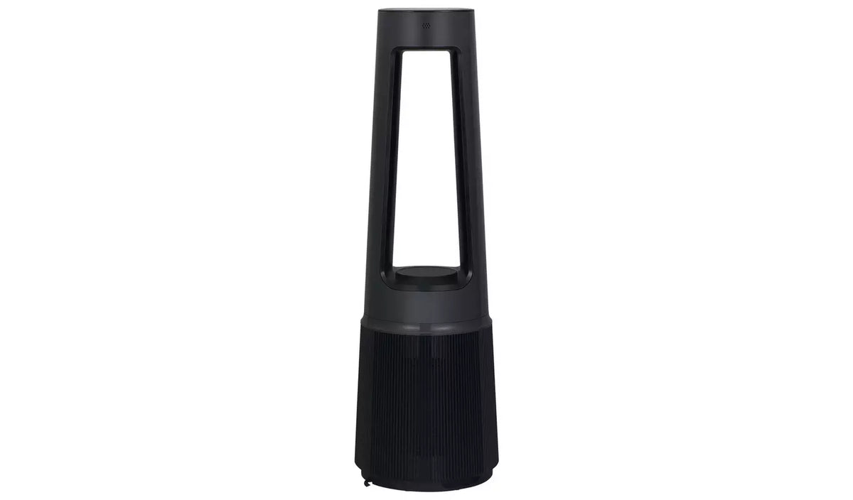 Bush Bladeless (Black) Cool, Purify & Heat Tower Fan - New